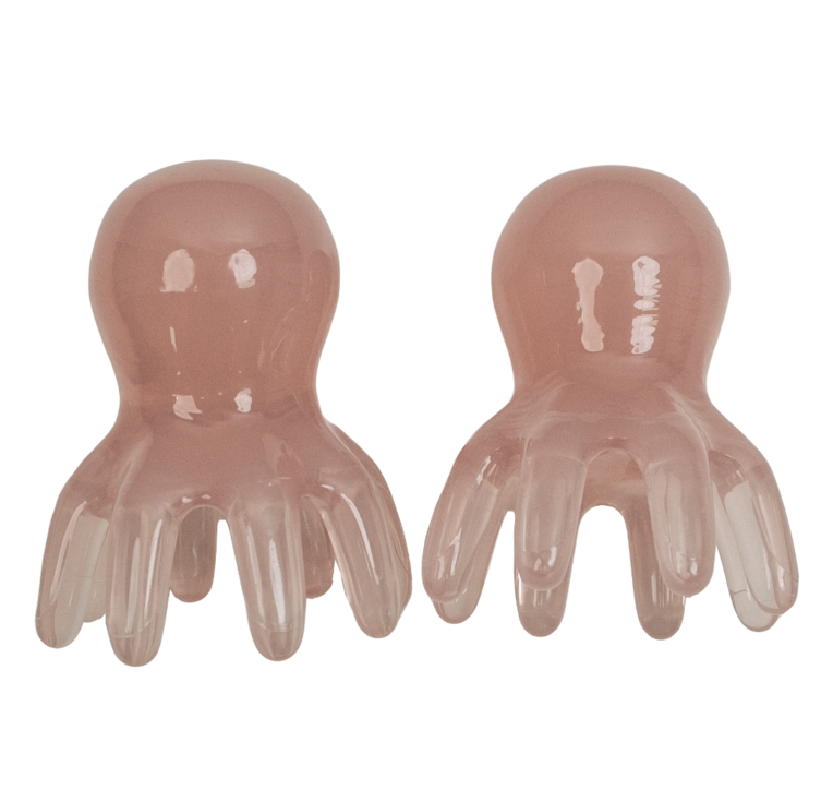 루나로즈 문어 괄사 11, 밀키 핑크, 2개