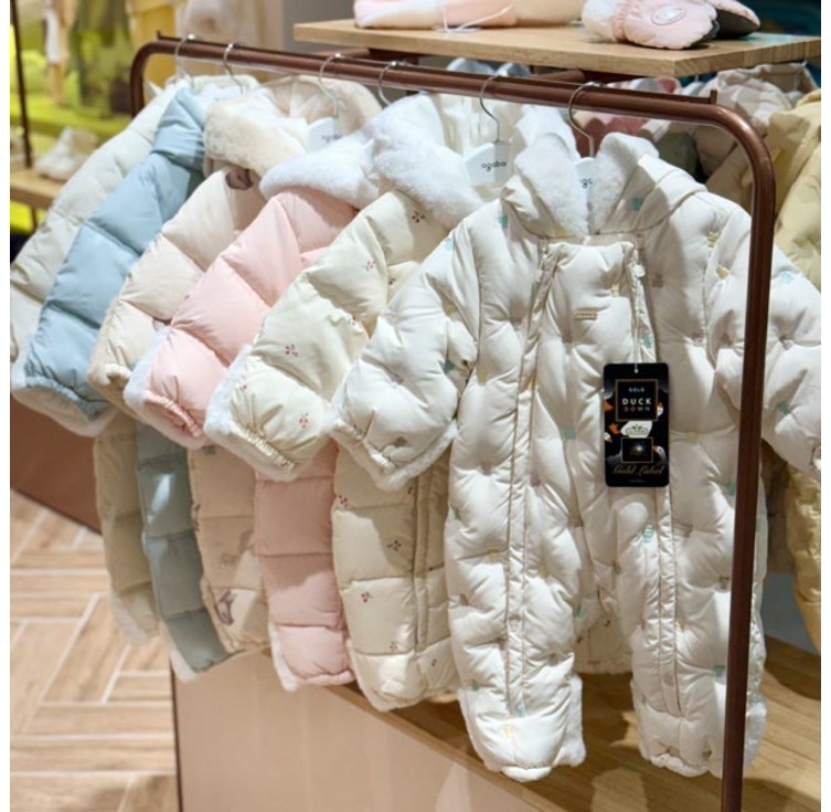 아가방 25FW 신생아 패딩우주복 4종택1 01S7 프리미엄덕다운 출산 100일 선물