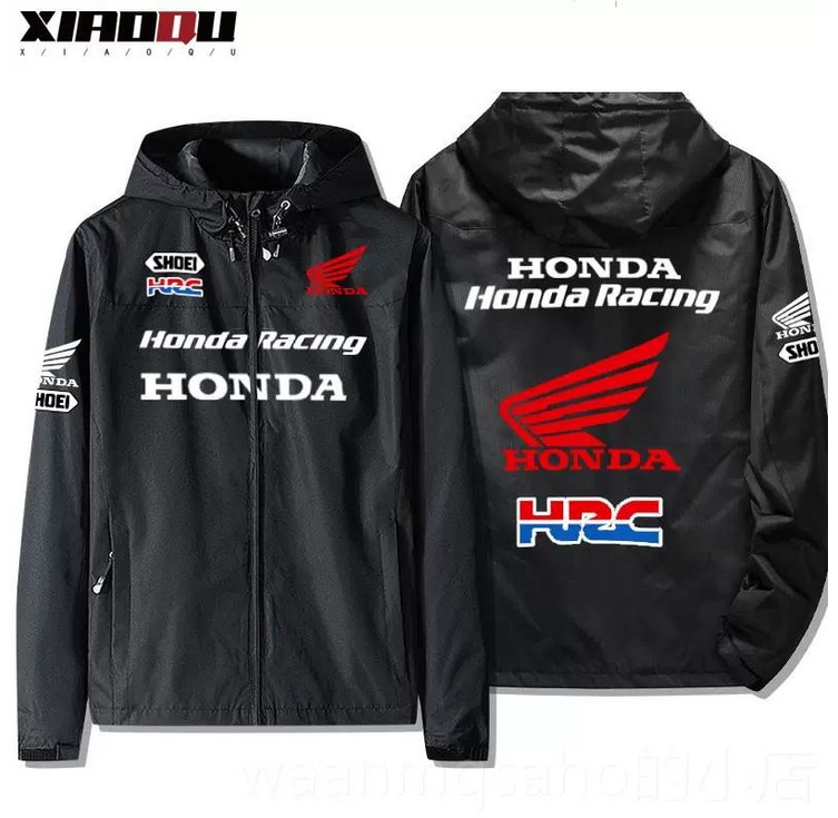 혼다 바람막이 자켓 오토바이 라이딩 사계절 단체복 후드집업 재킷 저지