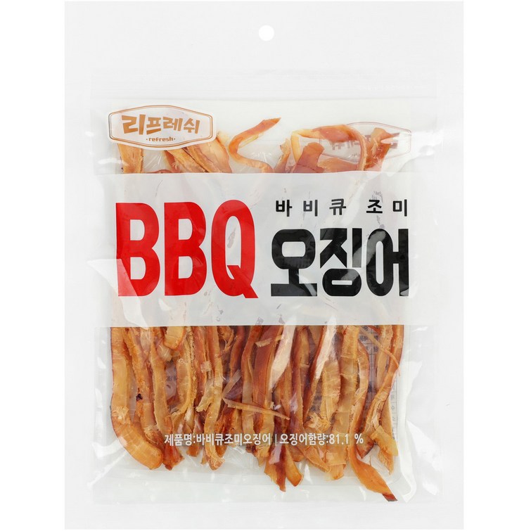 리프레쉬 바비큐 조미 BBQ 오징어, 200g, 1개