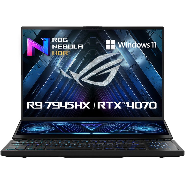 에이수스 ROG 제피러스 듀오 16 라이젠9 라이젠 7000 시리즈 지포스 RTX 4070, Black, 1536GB, 32GB, WIN11 Home, GX650PINM021W