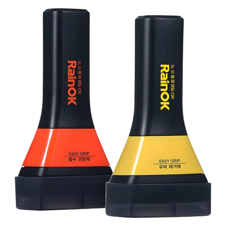 불스원 Rain OK NEW 이지그립 유막제거제 120ml 발수코팅제 120ml 세트, 1세트 불스원 Rain OK NEW 이지그립 유막제거제 120ml 발수코팅제 120ml 세트, 1세트